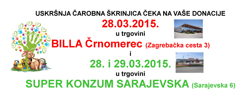 Akcija "USKRŠNJA ČAROBNA ŠKRINJICA ZAGREBAČKIH HUMANITARACA"